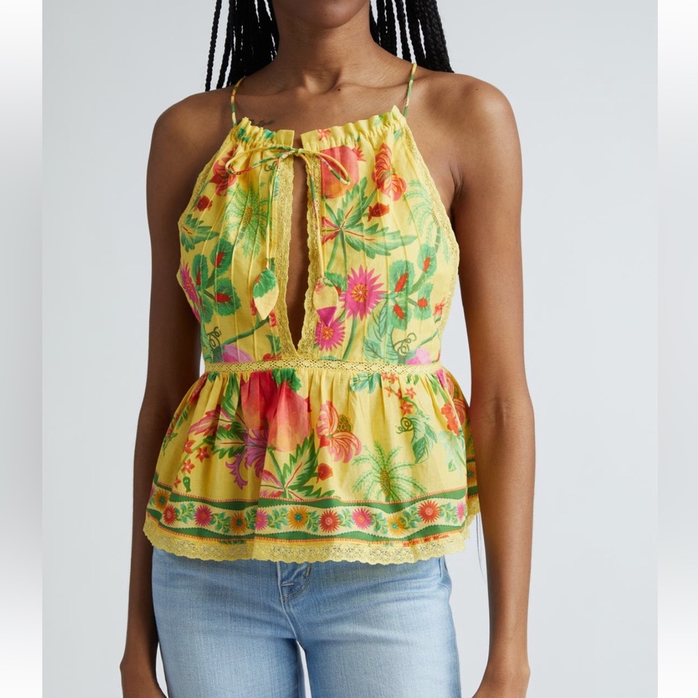 FARM Rio NWT Fruit Garden Cotton Camisole large